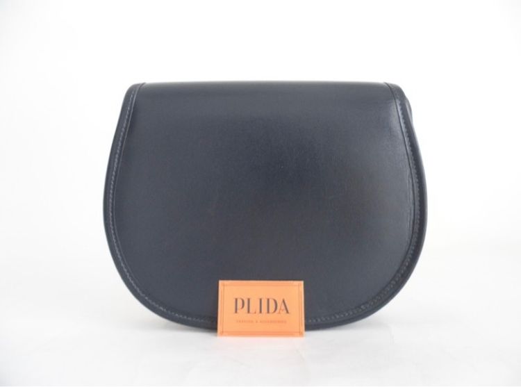 HERMES Navy Handbag 2Way Shoulder  รูปที่ 3