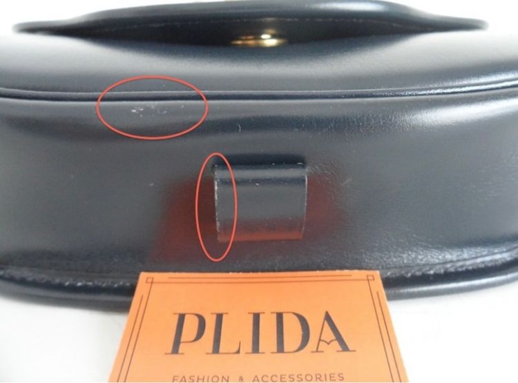 HERMES Navy Handbag 2Way Shoulder  รูปที่ 5