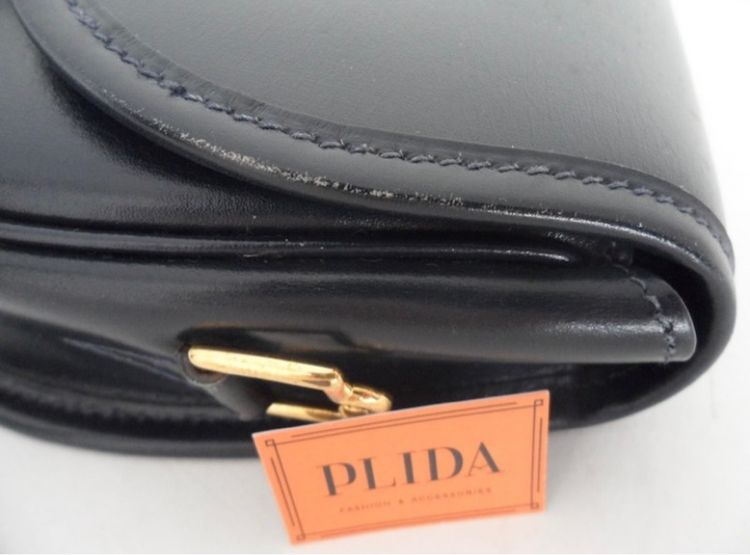 HERMES Navy Handbag 2Way Shoulder  รูปที่ 11