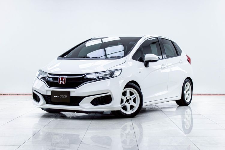 Honda Jazz 2019 1.5 S Sedan เบนซิน ไม่ติดแก๊ส เกียร์อัตโนมัติ ขาว