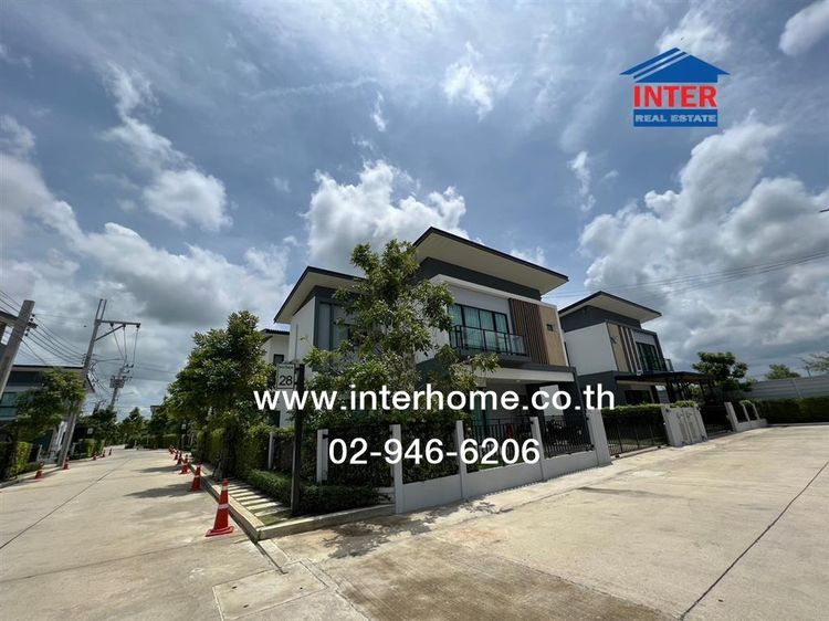 บ้านเดี่ยว 2 ชั้น 50.4 ตร.ว. หมู่บ้านอีโคเฮ้าส์ ปิ่นเกล้า-ศาลายา ซอยวัดส้มเกลี้ยง ถนนบรมราชชนนี ถนนอัจฉริยะพัฒนา ถนนสำเร็จพัฒนา บางกรวย 