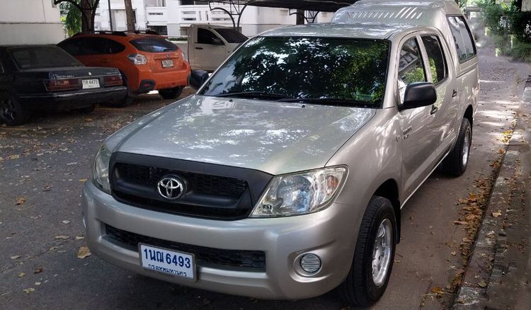 Toyota Hilux Vigo 2009 2.5 J Pickup ดีเซล ไม่ติดแก๊ส เกียร์ธรรมดา เทา รูปที่ 4