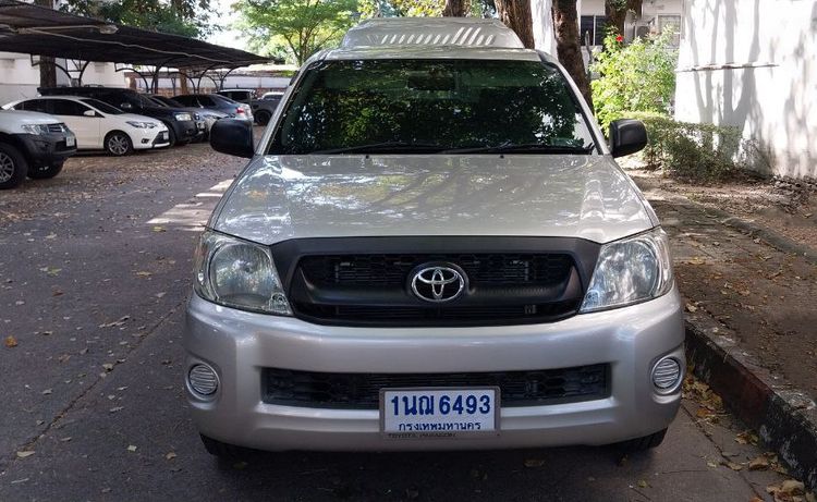 Toyota Hilux Vigo 2009 2.5 J Pickup ดีเซล ไม่ติดแก๊ส เกียร์ธรรมดา เทา รูปที่ 3