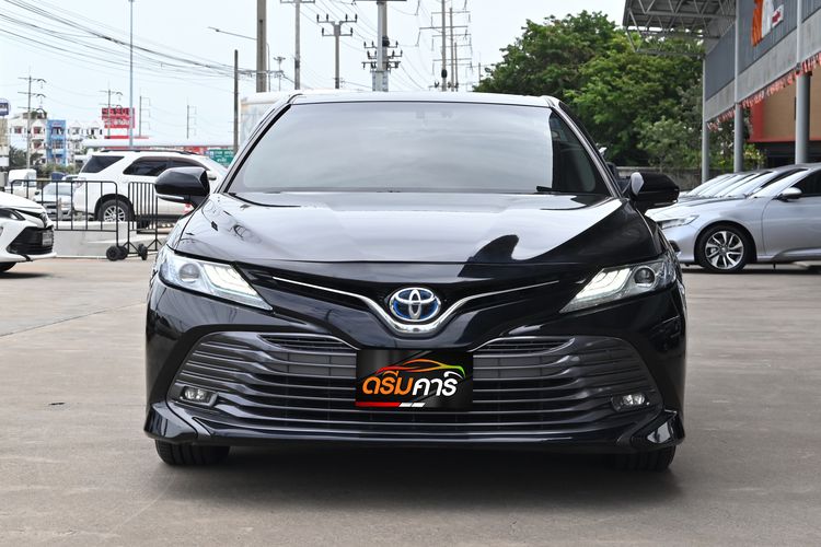Toyota Camry 2019 2.5 Hybrid Sedan ไฮบริด ไม่ติดแก๊ส เกียร์อัตโนมัติ ดำ รูปที่ 2