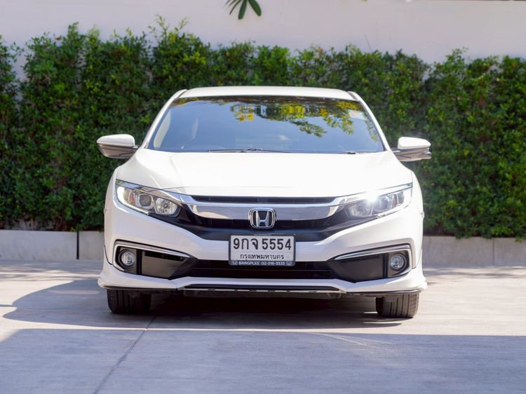 Honda Civic 2019 1.8 EL i-VTEC Sedan เบนซิน ไม่ติดแก๊ส เกียร์อัตโนมัติ ขาว รูปที่ 2