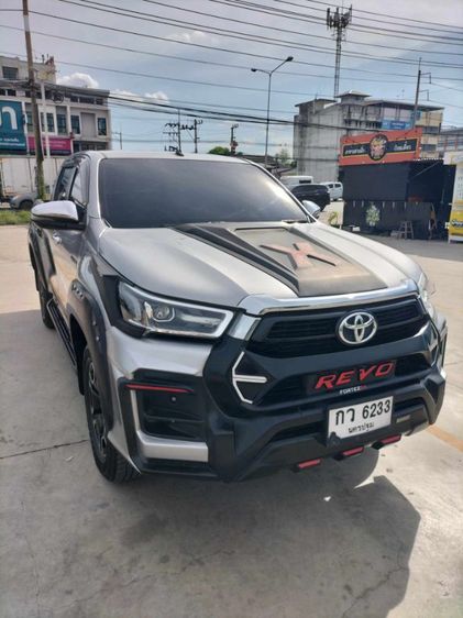 Toyota Hilux Revo 2022 2.4 Prerunner Mid Pickup ดีเซล ไม่ติดแก๊ส เกียร์อัตโนมัติ บรอนซ์เงิน รูปที่ 2