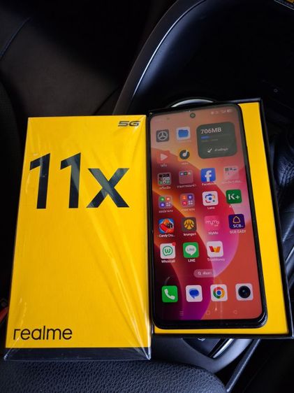 realme 11x 5G เเรม8 เครื่องปกติดี มีรอยเคสที่ขอบ รูปที่ 6