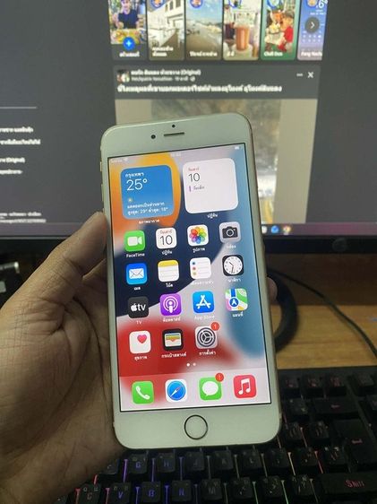 iPhone 32 GB I phone 6s plus 32g ใช้งานได้ปกติ ไม่คราว