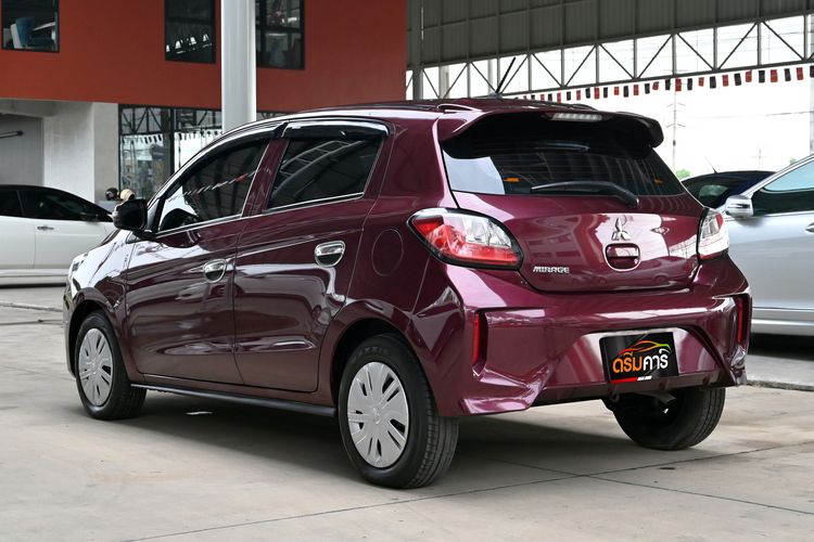 Mitsubishi Mirage 2020 1.2 GLX Sedan เบนซิน ไม่ติดแก๊ส เกียร์อัตโนมัติ แดง รูปที่ 3