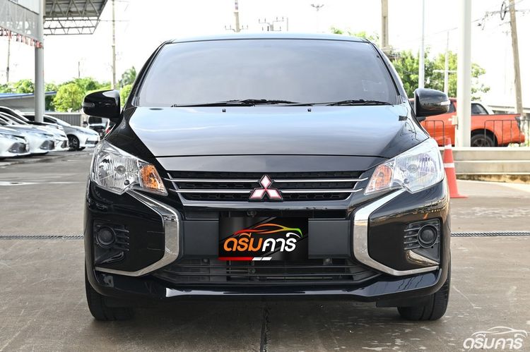 Mitsubishi Mirage 2022 1.2 ACTIVE Sedan เบนซิน ไม่ติดแก๊ส เกียร์อัตโนมัติ ดำ รูปที่ 2