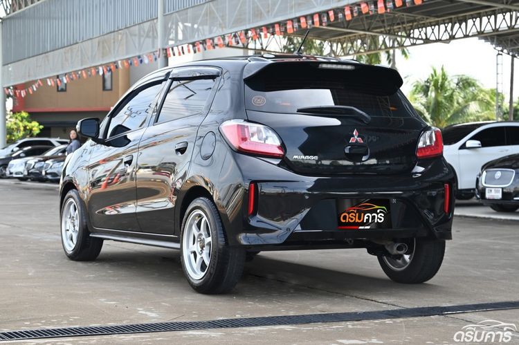 Mitsubishi Mirage 2022 1.2 ACTIVE Sedan เบนซิน ไม่ติดแก๊ส เกียร์อัตโนมัติ ดำ รูปที่ 3