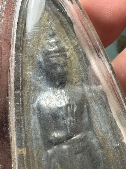 พระร่วงยืนสุโขทัยบุเงิน ศิลปะช่างหลวง เลี่ยมกันน้ำเก่าเดิม รูปที่ 7