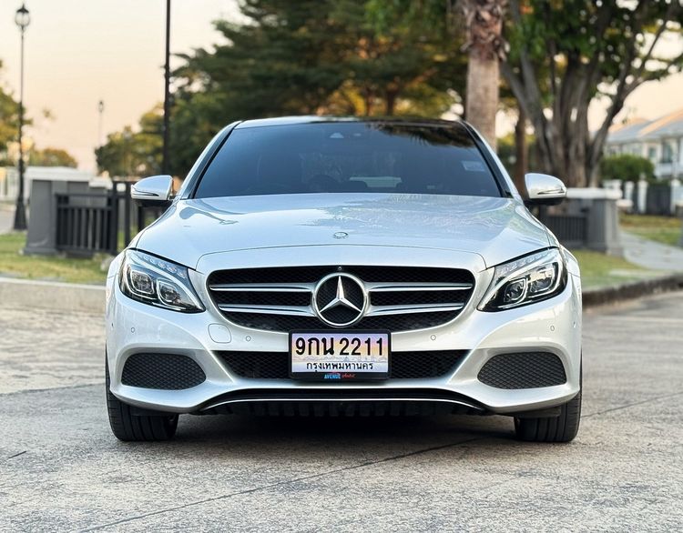 Mercedes-Benz C-Class 2016 C350 Sedan ปลั๊กอินไฮบริด (PHEV) ไม่ติดแก๊ส เกียร์อัตโนมัติ เทา รูปที่ 2