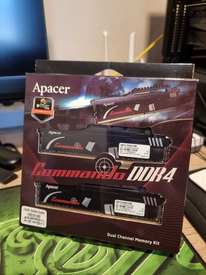 อื่นๆ ขาย Ram DDR4 Apacer COMMANDO DDR4 16GB (8GBx2) Bus2400Mhz