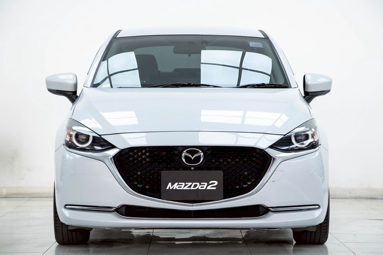 Mazda Mazda 2 2021 1.3 SP Sedan เบนซิน ไม่ติดแก๊ส เกียร์อัตโนมัติ ขาว รูปที่ 4
