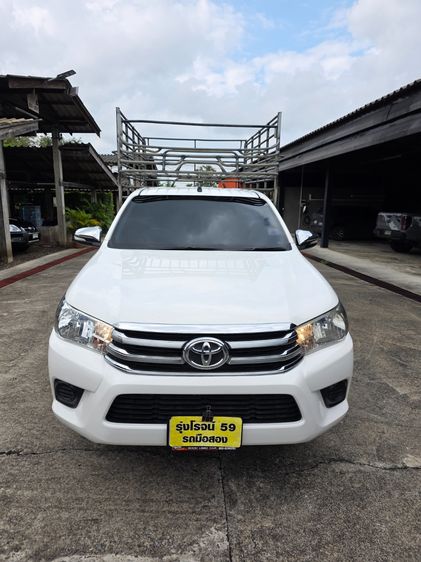 Toyota Hilux Revo 2015 2.8 J Plus Pickup ดีเซล ไม่ติดแก๊ส เกียร์ธรรมดา ขาว รูปที่ 3