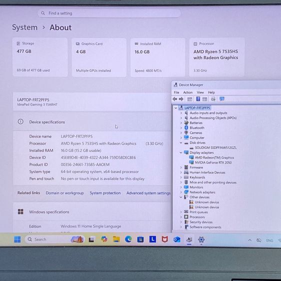 LENOVO IDEAPAD GAMING 3 รูปที่ 10