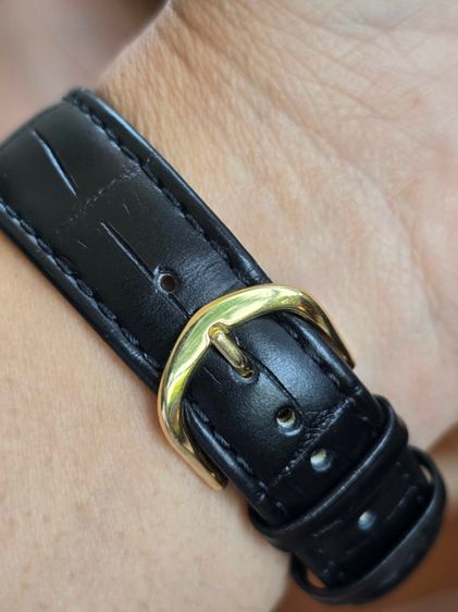 Vintage EBEL rue de la paix Tank 18k Solid Gold มีวันที่ ทรงTankใหญ่ ตัวเรือนทองคำแท้ 18k  รูปที่ 11