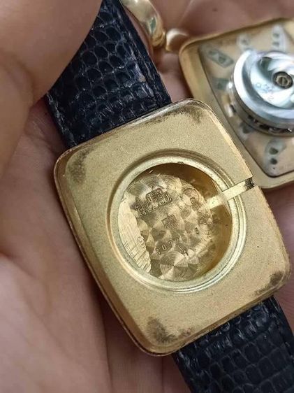 Vintage EBEL rue de la paix Tank 18k Solid Gold มีวันที่ ทรงTankใหญ่ ตัวเรือนทองคำแท้ 18k  รูปที่ 13