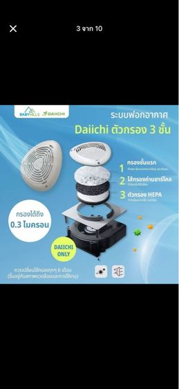 DAIICHI - Air Pocket 3 Cool Seat เบาะรองนั่งนอนบนคาร์ซีทหรือรถเข็นเด็ก  รูปที่ 7