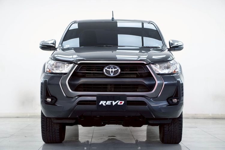 Toyota Hilux Revo 2021 Smart Cab 2.4 Entry Prerunner Pickup ดีเซล ไม่ติดแก๊ส เกียร์อัตโนมัติ เทา รูปที่ 4