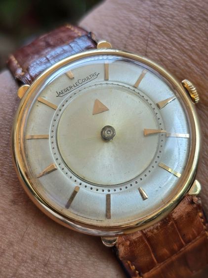 Vintage Jaeger Lecoultre Mystery Dial 18k Rose Gold หน้าปัดหายาก เข็ม ชม.ซ่อน ตัวเรือนทองคำแท้ 18k  รูปที่ 6