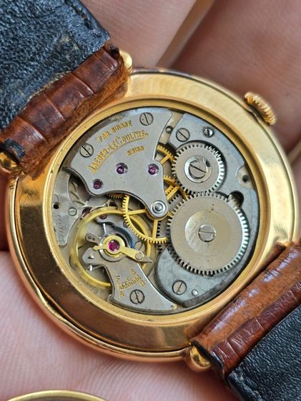 Vintage Jaeger Lecoultre Mystery Dial 18k Rose Gold หน้าปัดหายาก เข็ม ชม.ซ่อน ตัวเรือนทองคำแท้ 18k  รูปที่ 13