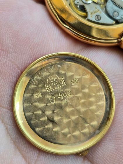 Vintage Jaeger Lecoultre Mystery Dial 18k Rose Gold หน้าปัดหายาก เข็ม ชม.ซ่อน ตัวเรือนทองคำแท้ 18k  รูปที่ 9