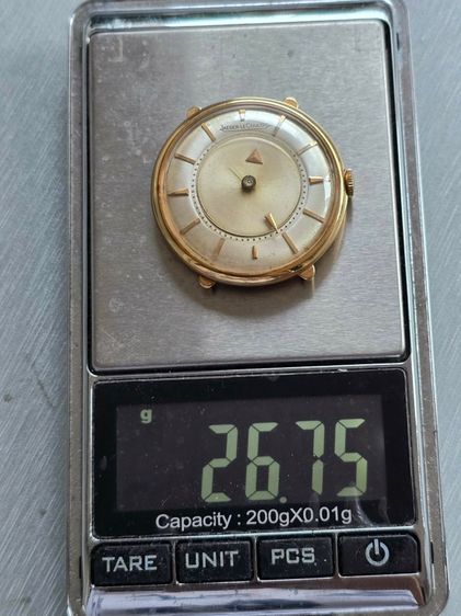 Vintage Jaeger Lecoultre Mystery Dial 18k Rose Gold หน้าปัดหายาก เข็ม ชม.ซ่อน ตัวเรือนทองคำแท้ 18k  รูปที่ 7