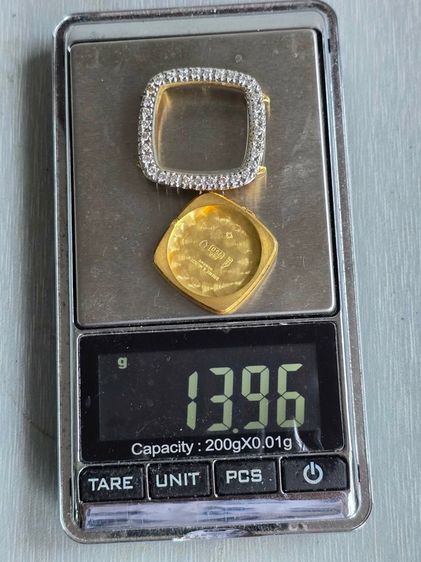 Vintage Baume  Mercier Geneve Diamond 18k Solid Gold ขอบเพชรแท้32เม็ดรวม 0.64กะรัต หน้าปัดลายผ้าทอง ตัวเรือนทองคำแท้ 18k  รูปที่ 18