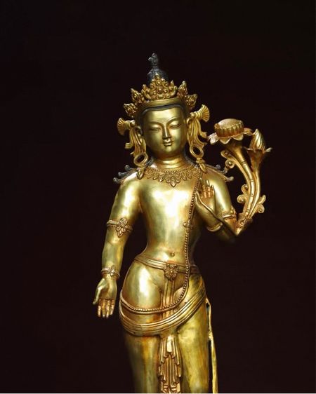 ✨พระโพธิสัตว์อวโลกิเตศวร ศิลปะจีน-ทิเบต  รูปที่ 3