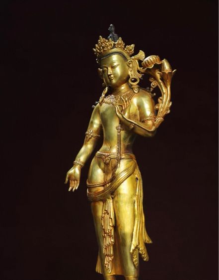 ✨พระโพธิสัตว์อวโลกิเตศวร ศิลปะจีน-ทิเบต  รูปที่ 2