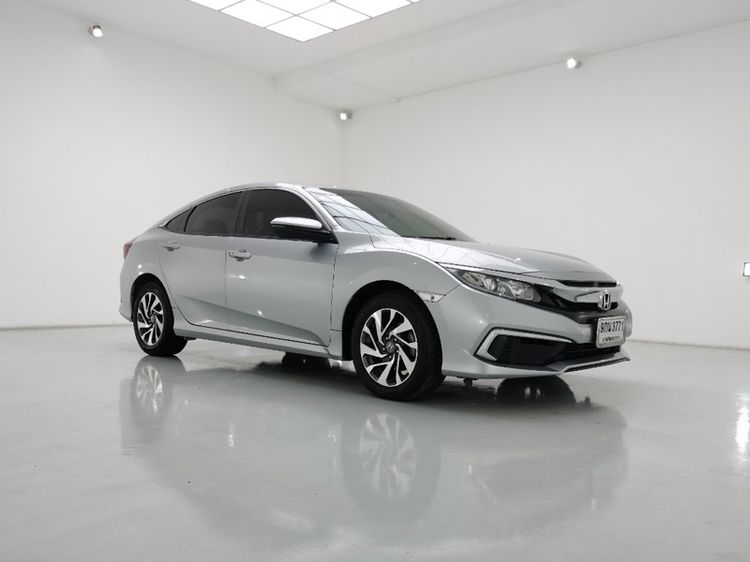 Honda Civic 2020 1.8 E i-VTEC Sedan เบนซิน ไม่ติดแก๊ส เกียร์อัตโนมัติ เงิน รูปที่ 2