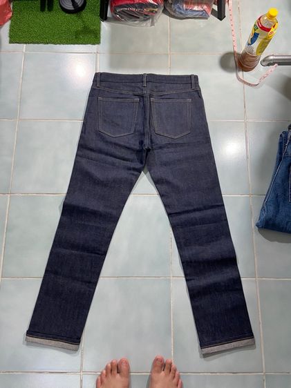 ขายกางเกงยีนส์ UniQlo W33 L32 (ริมแดง) รูปที่ 10