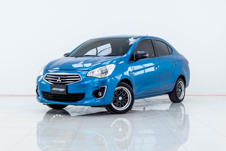 รถ Mitsubishi Attrage 1.2 GLS สี ฟ้า