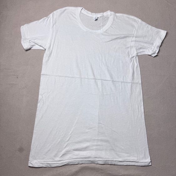 เสื้อยืดพื้นขาว Vintage​ 70s Grant’s T Shirt ใหม่ หายาก Size L  รูปที่ 2