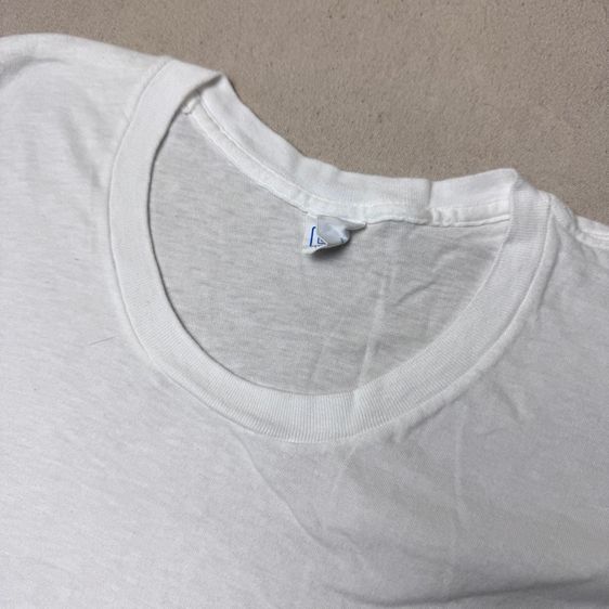 เสื้อยืดพื้นขาว Vintage​ 70s Grant’s T Shirt ใหม่ หายาก Size L  รูปที่ 4