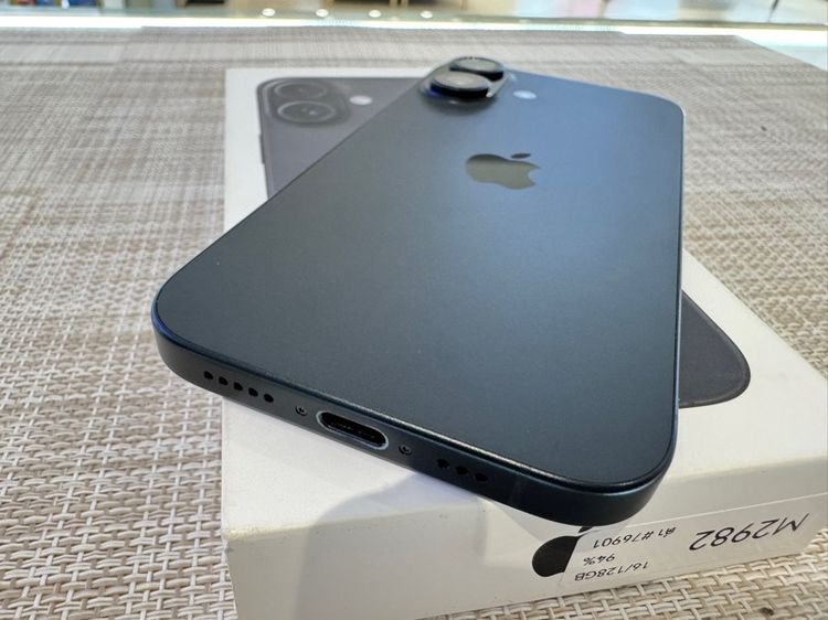 iPhone 16 สีดำ 128 ประกันศูนย์ ผ่อนได้ รูปที่ 6
