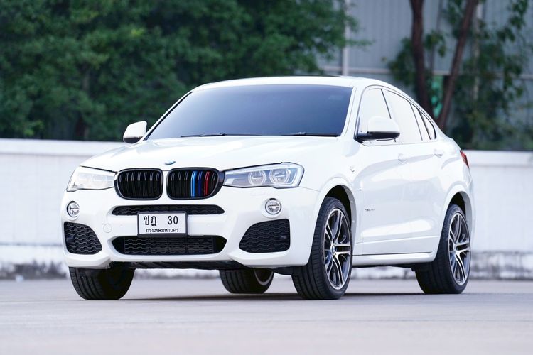 BMW X4 2019 2.0 xDrive20d M Sport 4WD Utility-car ดีเซล เกียร์อัตโนมัติ ขาว รูปที่ 2