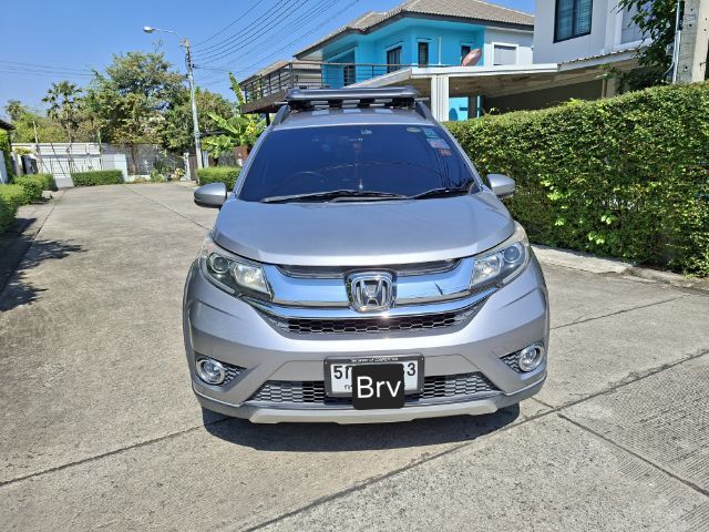 Honda BR-V 2016 1.5 SV Utility-car เบนซิน ไม่ติดแก๊ส เกียร์อัตโนมัติ บรอนซ์เงิน รูปที่ 4