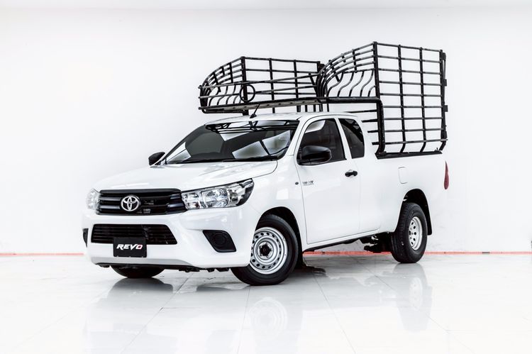 Toyota Hilux Revo 2019 2.4 J Pickup ดีเซล ไม่ติดแก๊ส เกียร์ธรรมดา ขาว