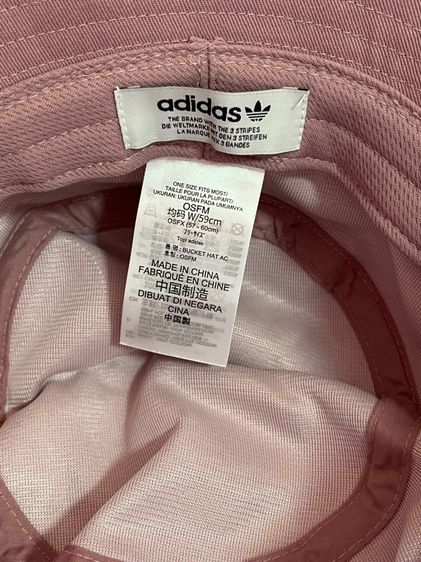 Adidas Originals Collection หมวกบักเก็ตปีกรอบสีชมพู ขนาด 57-60cm. รูปที่ 3