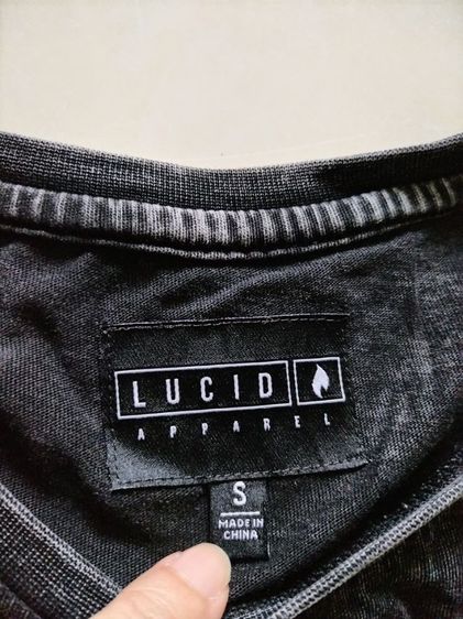 LUCID เสื้อยืดแขนยาวดำฟอกขายถูก​ รูปที่ 10