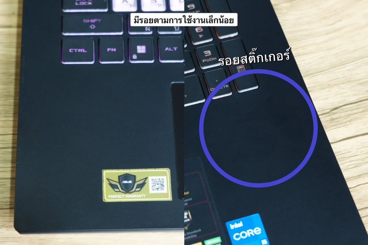 Asus TUF Gaming F17 i5-12500H RTX3050(4GB) Ram16 SSD512 จอ17.3 144Hz จอใหญ่ภาพสวย สเปคแรง คีย์บอร์ดRGB เครื่องพร้อมใช้งาน ราคาสุดคุ้มเพียง 1 รูปที่ 10