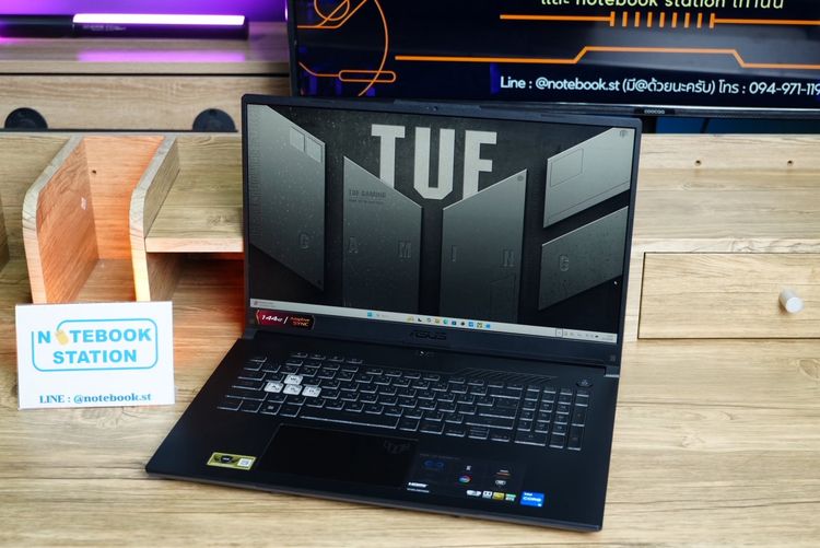 Asus TUF Gaming F17 i5-12500H RTX3050(4GB) Ram16 SSD512 จอ17.3 144Hz จอใหญ่ภาพสวย สเปคแรง คีย์บอร์ดRGB เครื่องพร้อมใช้งาน ราคาสุดคุ้มเพียง 1 รูปที่ 4