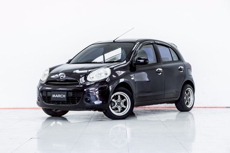 รถ Nissan March 1.2 E สี ดำ