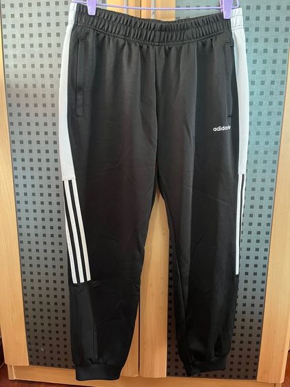 กางเกงขายาว Adidas Originals Classics TP Black Size L เอวยืดถึง 44นิ้ว (มือสอง)