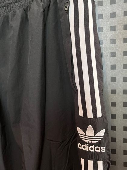 กางเกงขายาวผ้าร่ม Adidas Originals Knitted Sports Pants Men's Black ไซส์ XL เอวยืดถึง 44 นิ้ว (มือสอง) รูปที่ 3