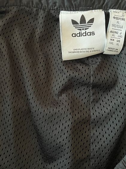 กางเกงขายาวผ้าร่ม Adidas Originals Knitted Sports Pants Men's Black ไซส์ XL เอวยืดถึง 44 นิ้ว (มือสอง) รูปที่ 4
