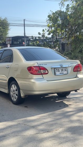 Toyota Altis 2004 1.6 E Sedan เบนซิน ไม่ติดแก๊ส เกียร์ธรรมดา บรอนซ์ทอง รูปที่ 3